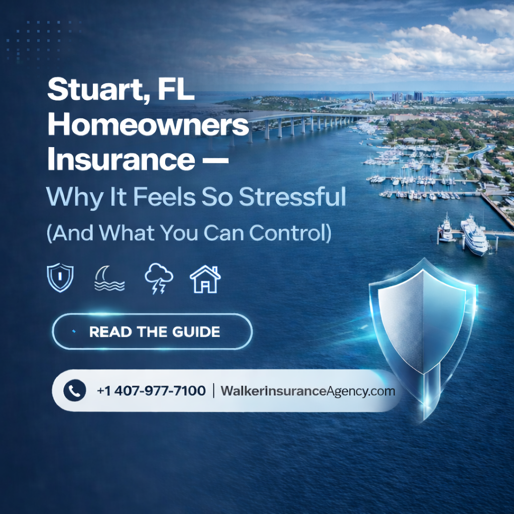 Stuart FL Homeowners Insurance — Why It Feels So Stressful (And What You Can Control)