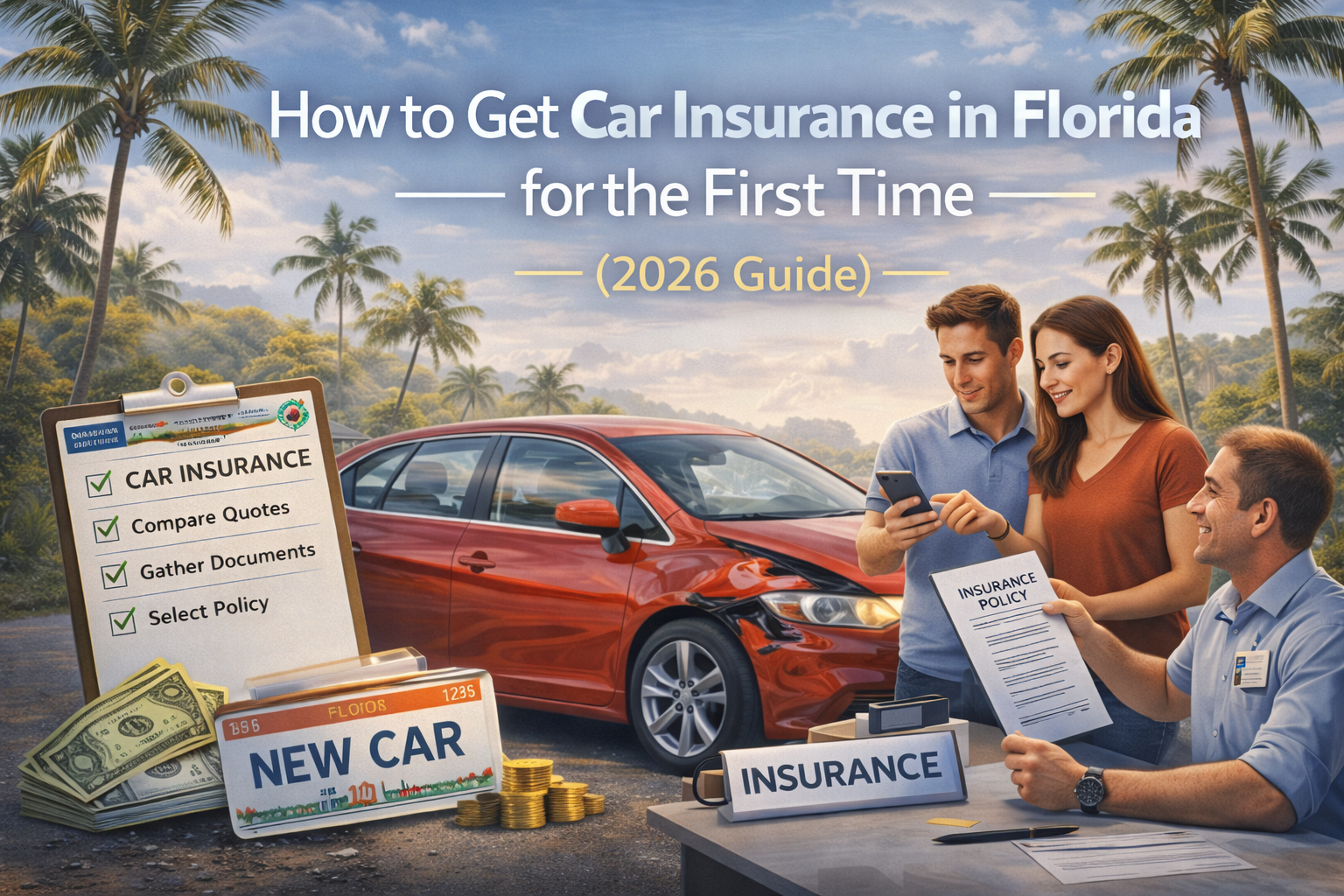 **How to Get Car Insurance in Florida for the First Time (2026 Guide)**