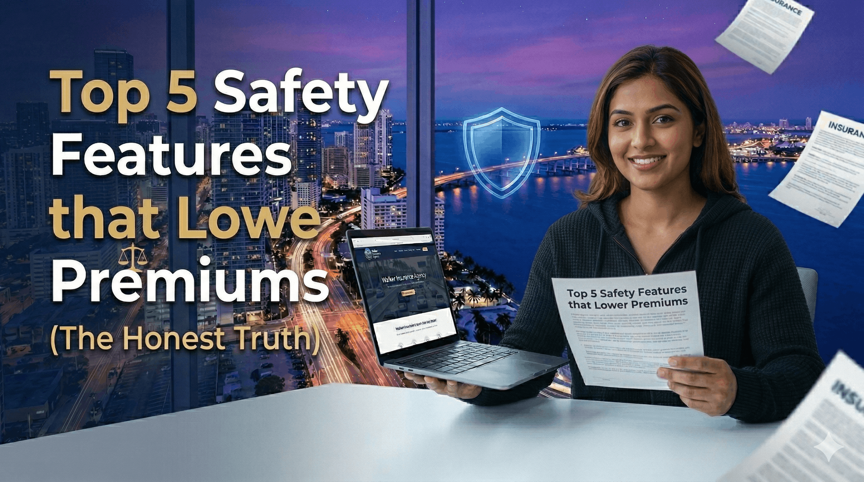 Top 5 Safety Features that Lower Premiums in Florida | Walker Insurance