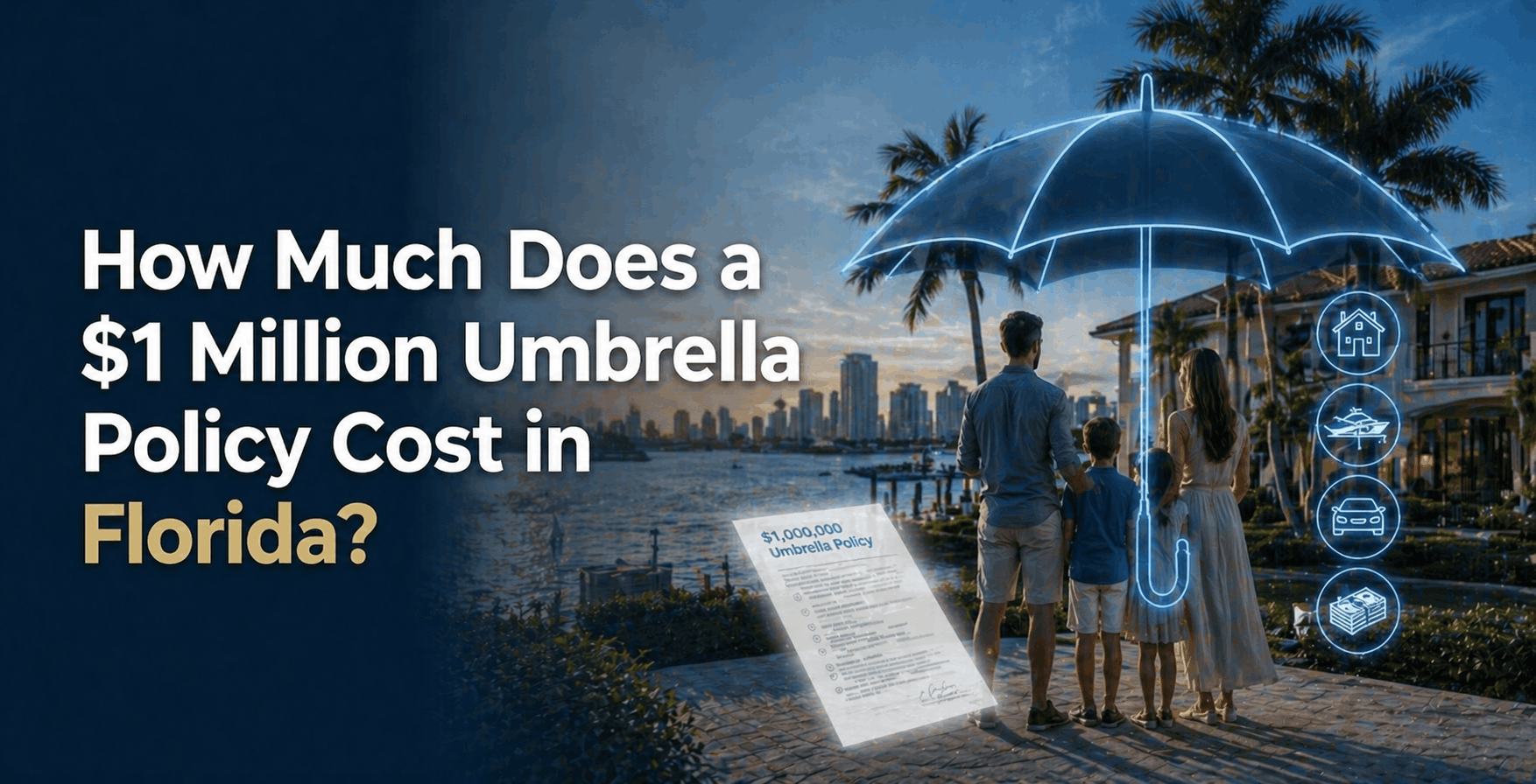 How Much Does a $1 Million Umbrella Policy Cost in Florida? (2026)
