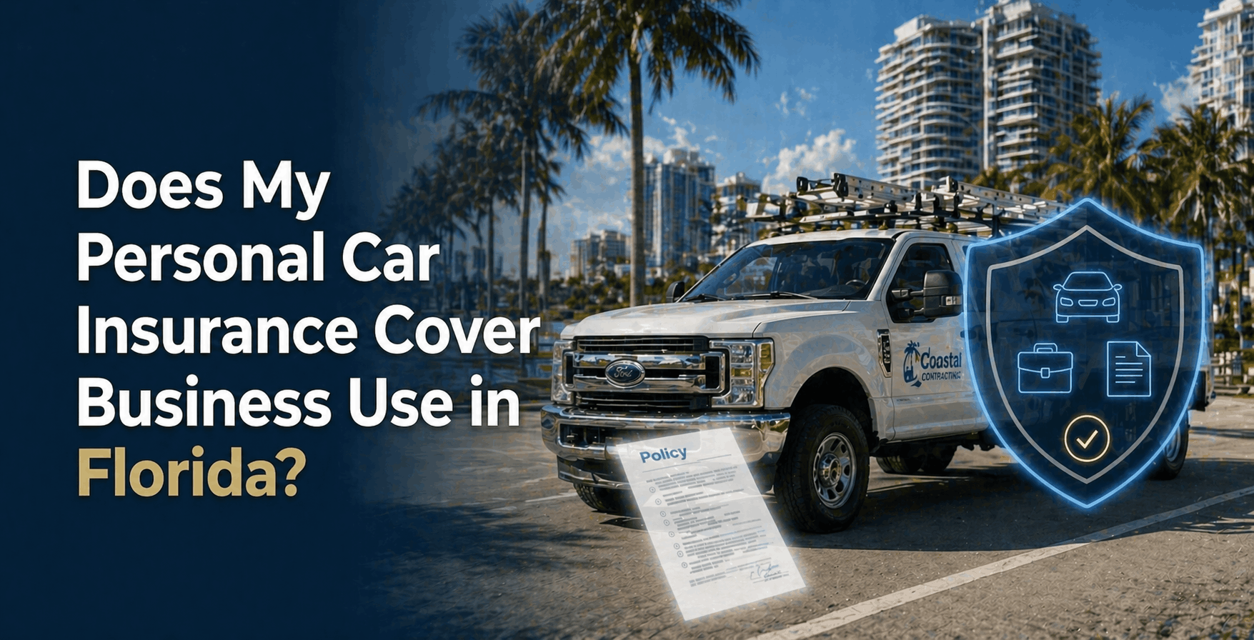 Does Personal Car Insurance Cover Business Use in Florida? (2026)
