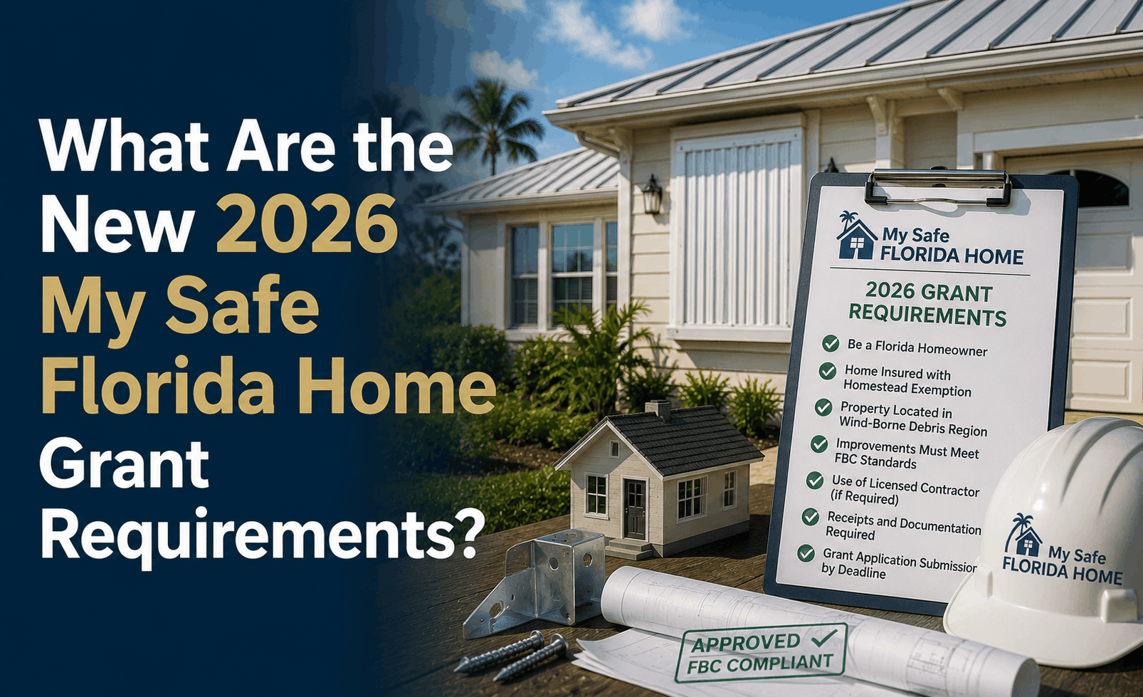 New 2026 My Safe Florida Home Grant Requirements | Expert Guide
