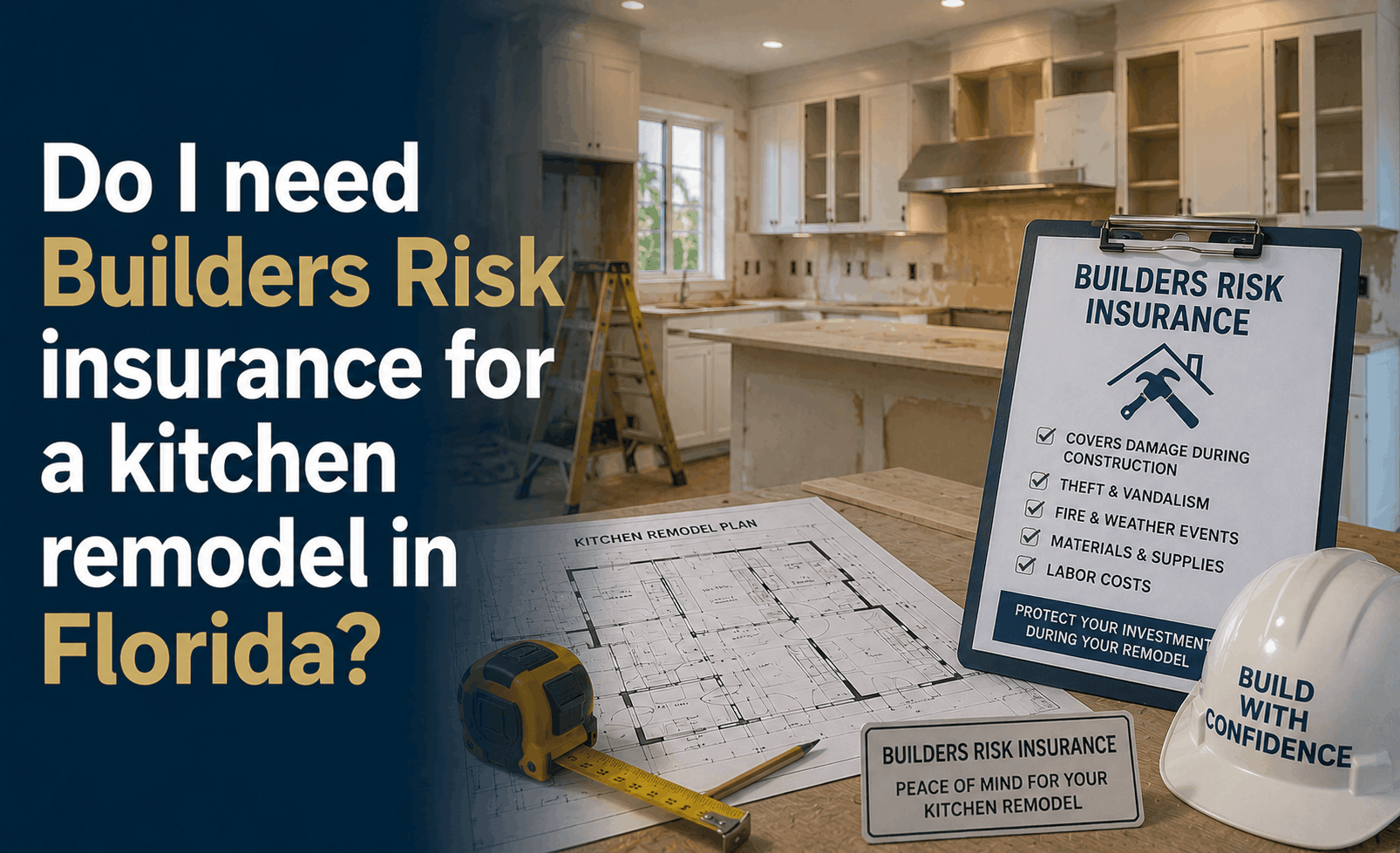 Do I Need Builder’s Risk Insurance for a Florida Kitchen Remodel? (2026)