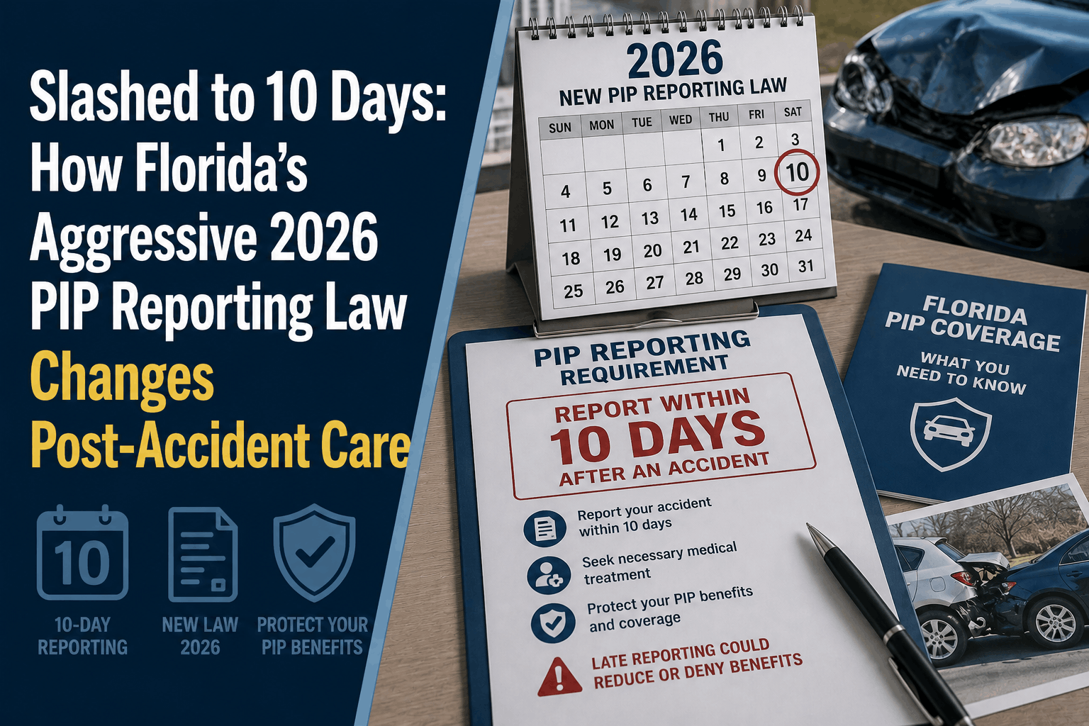 Florida’s 2026 PIP Reporting Law: The 10-Day Emergency Care Limit