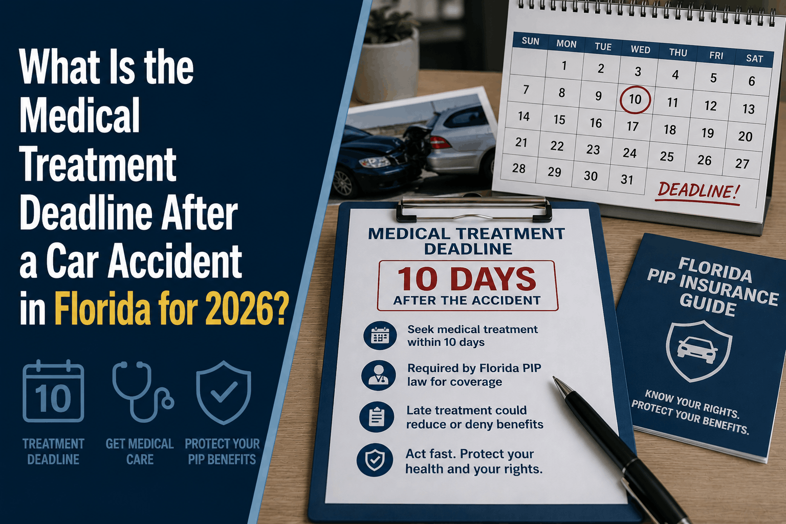 Florida Car Accident Medical Treatment Deadline (2026 PIP Guide)
