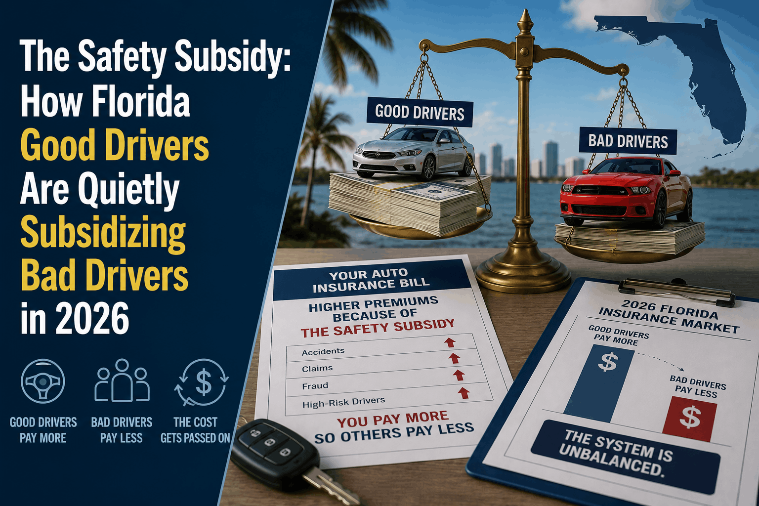 The Safety Subsidy: How Safe Florida Drivers Subsidize High-Risk Motorists (2026)