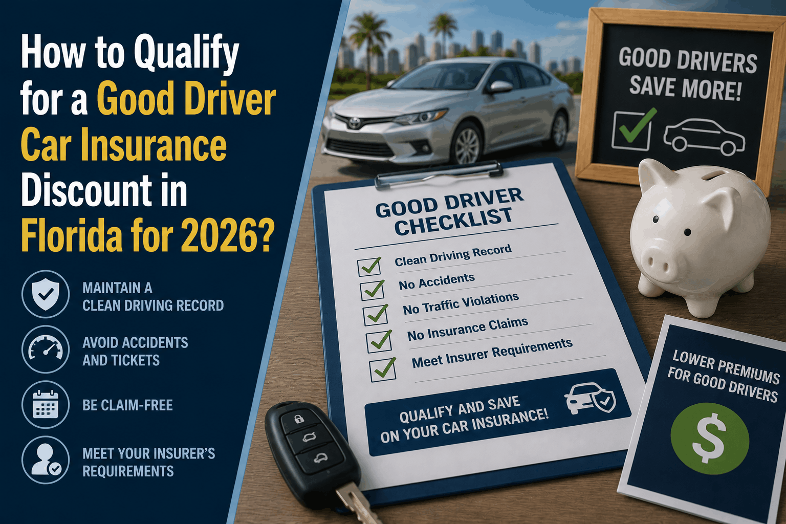 How to Qualify for a Good Driver Car Insurance Discount in Florida (2026 Guide)