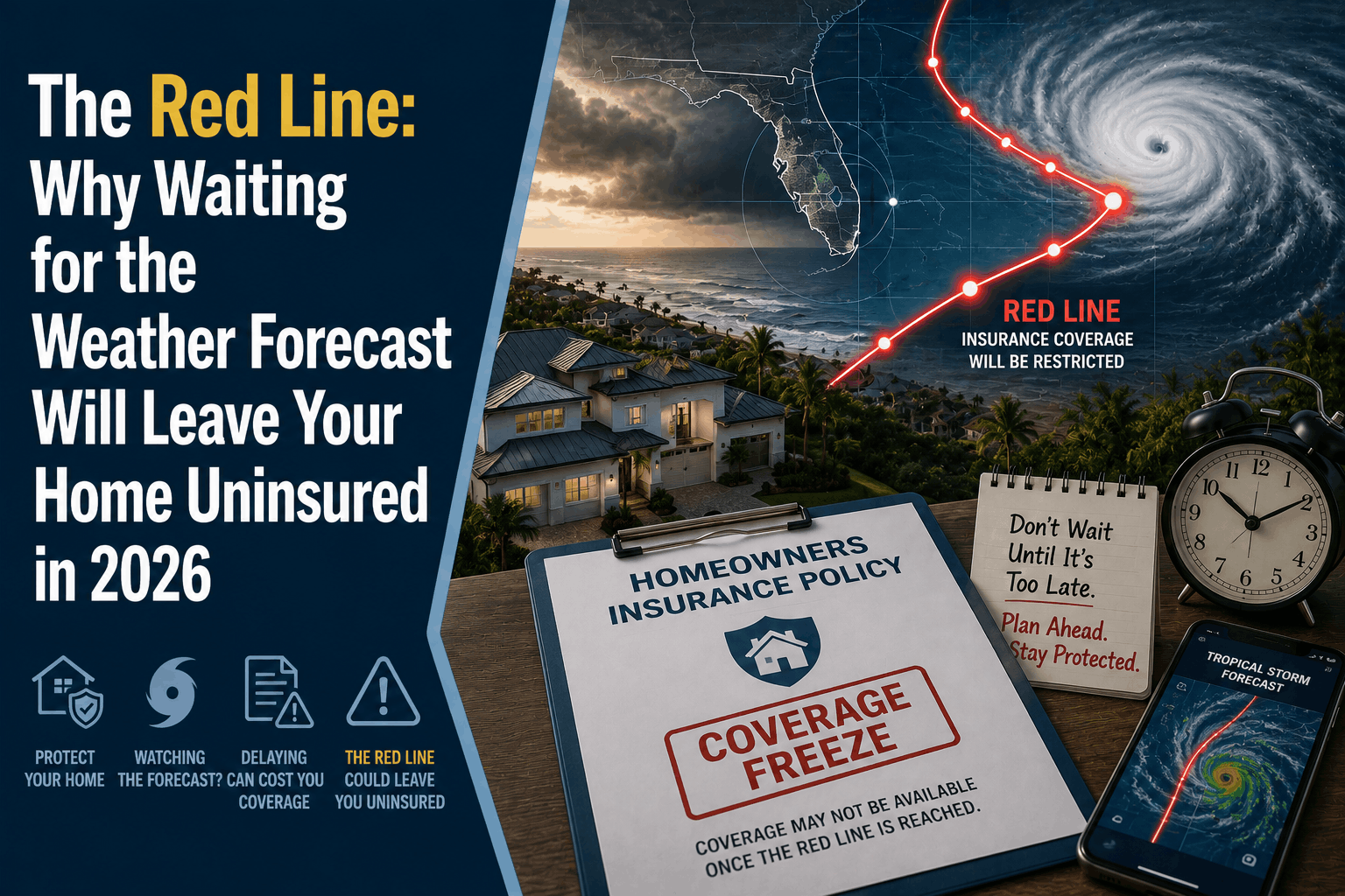 The Red Line: Why Waiting for the Weather Forecast Leaves You Uninsured