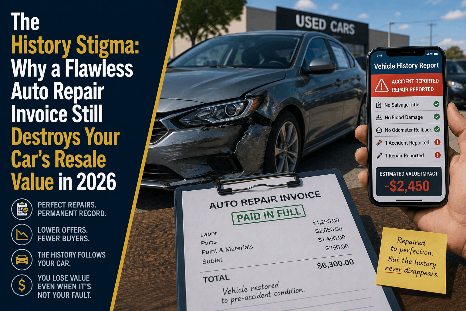 The History Stigma: Diminished Value Claims in 2026