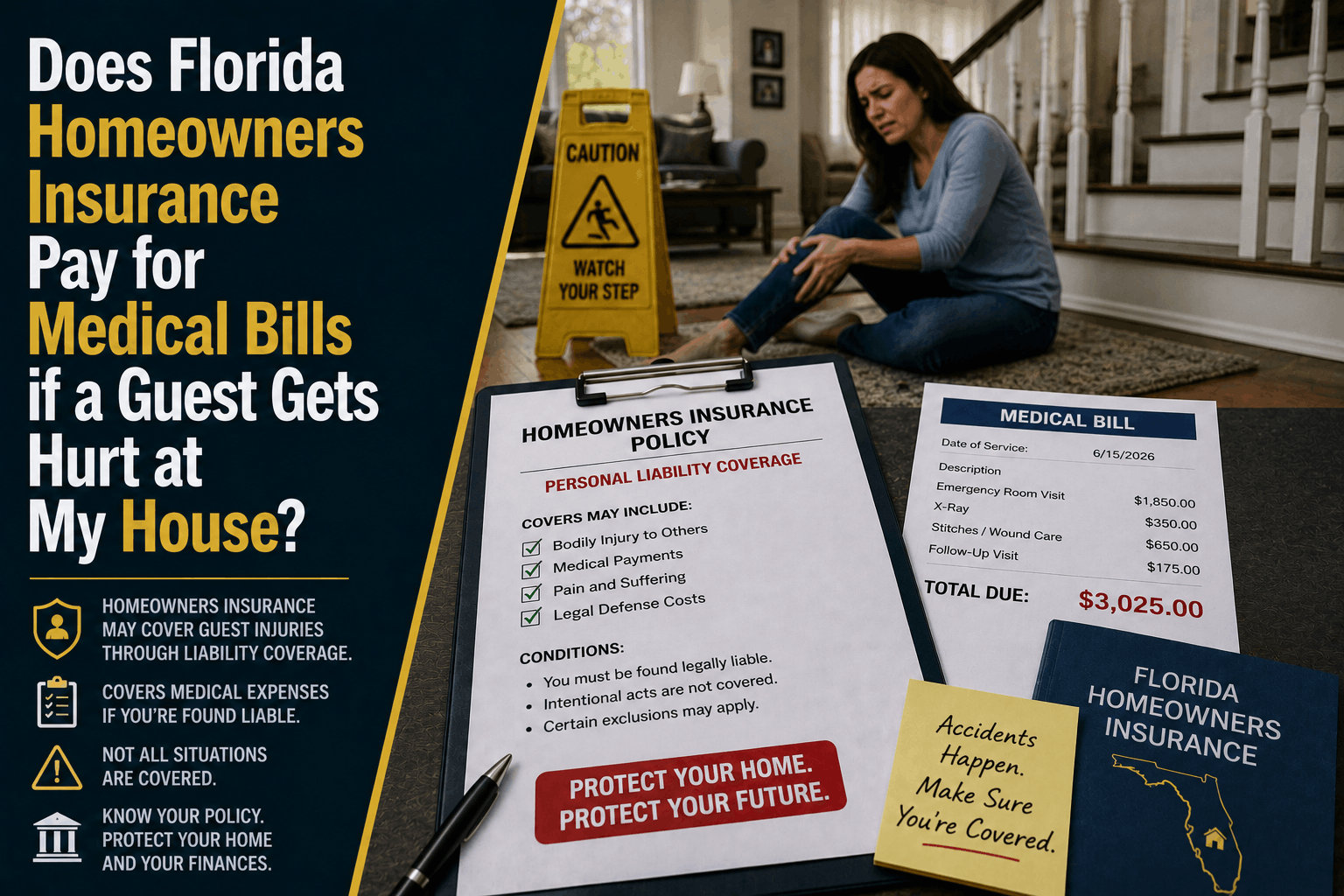 Does Florida Home Insurance Pay Guest Medical Bills? (2026)