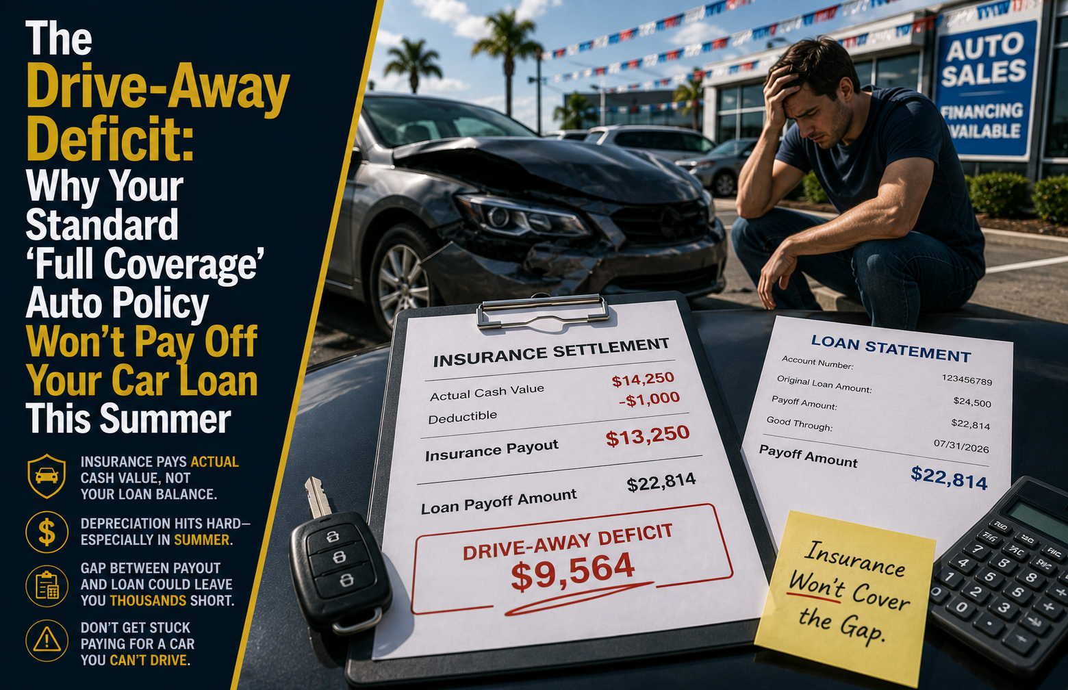 Why Full Coverage Auto Insurance Won't Pay Your Car Loan (2026)