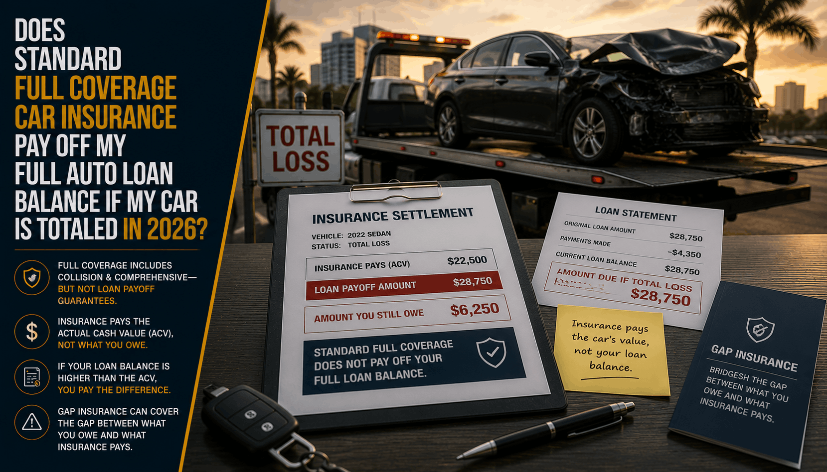 Does Full Coverage Pay Off Your Full Auto Loan If Totaled? (2026)