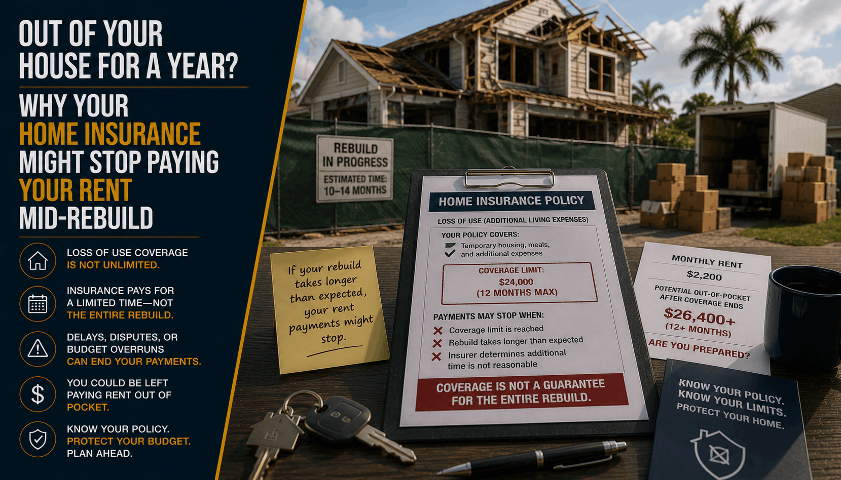 Out of Your House for a Year? Why Home Insurance Stops Paying Rent (2026)