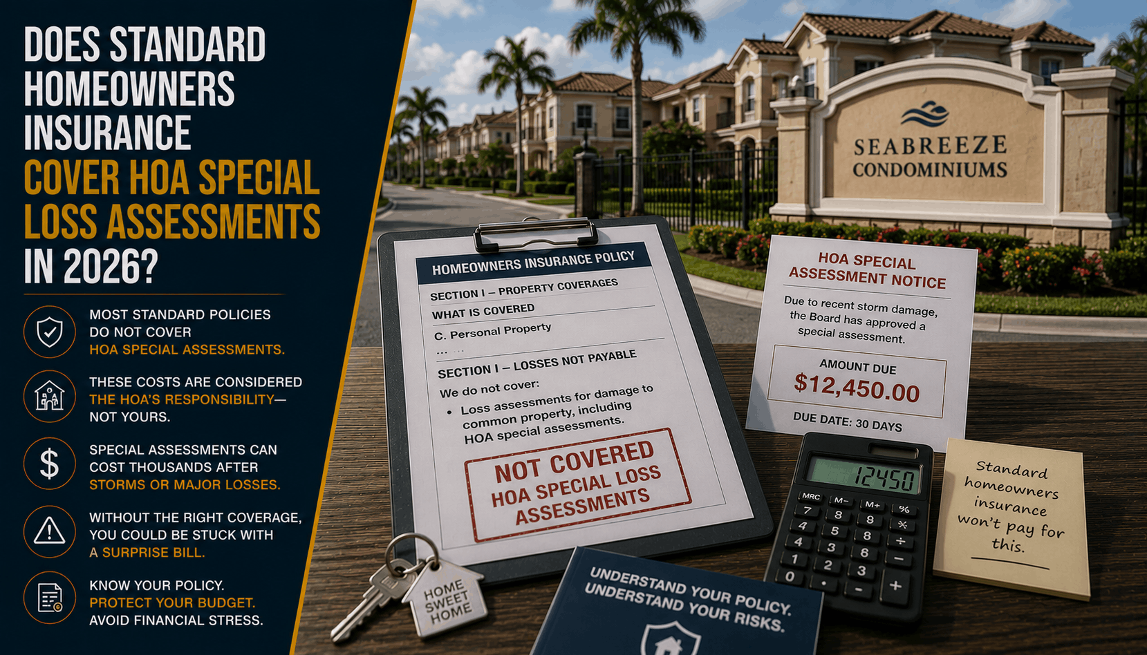 Does Homeowners Insurance Cover HOA Loss Assessments in 2026?