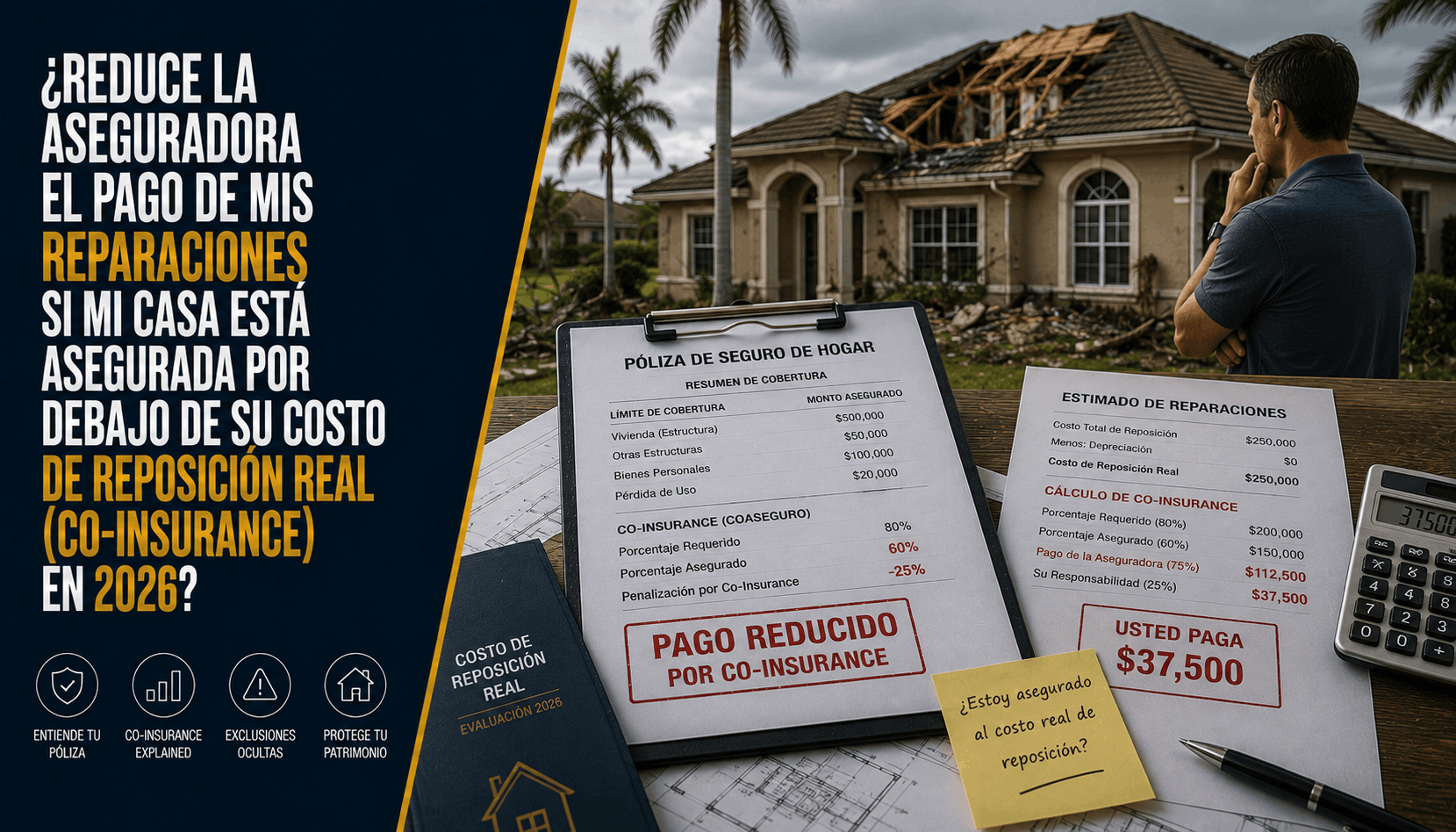 Insured Your Home for $300k? How a Co-Insurance Penalty Cuts Claim Checks