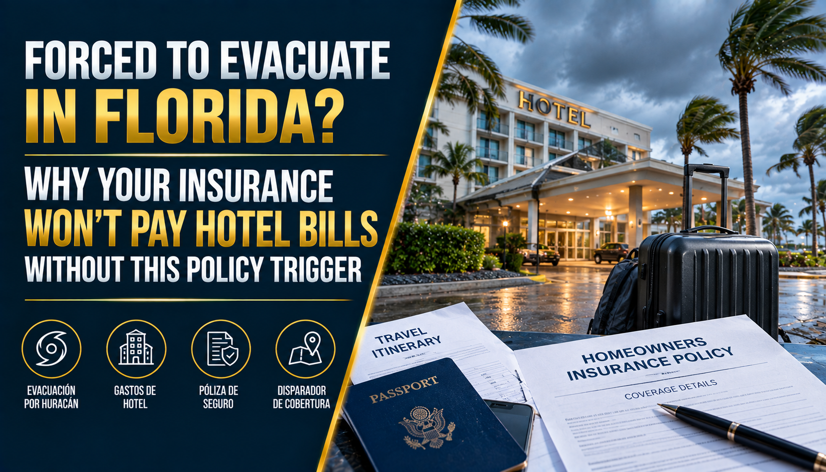 Forced to Evacuate in Florida? Additional Living Expenses 2026