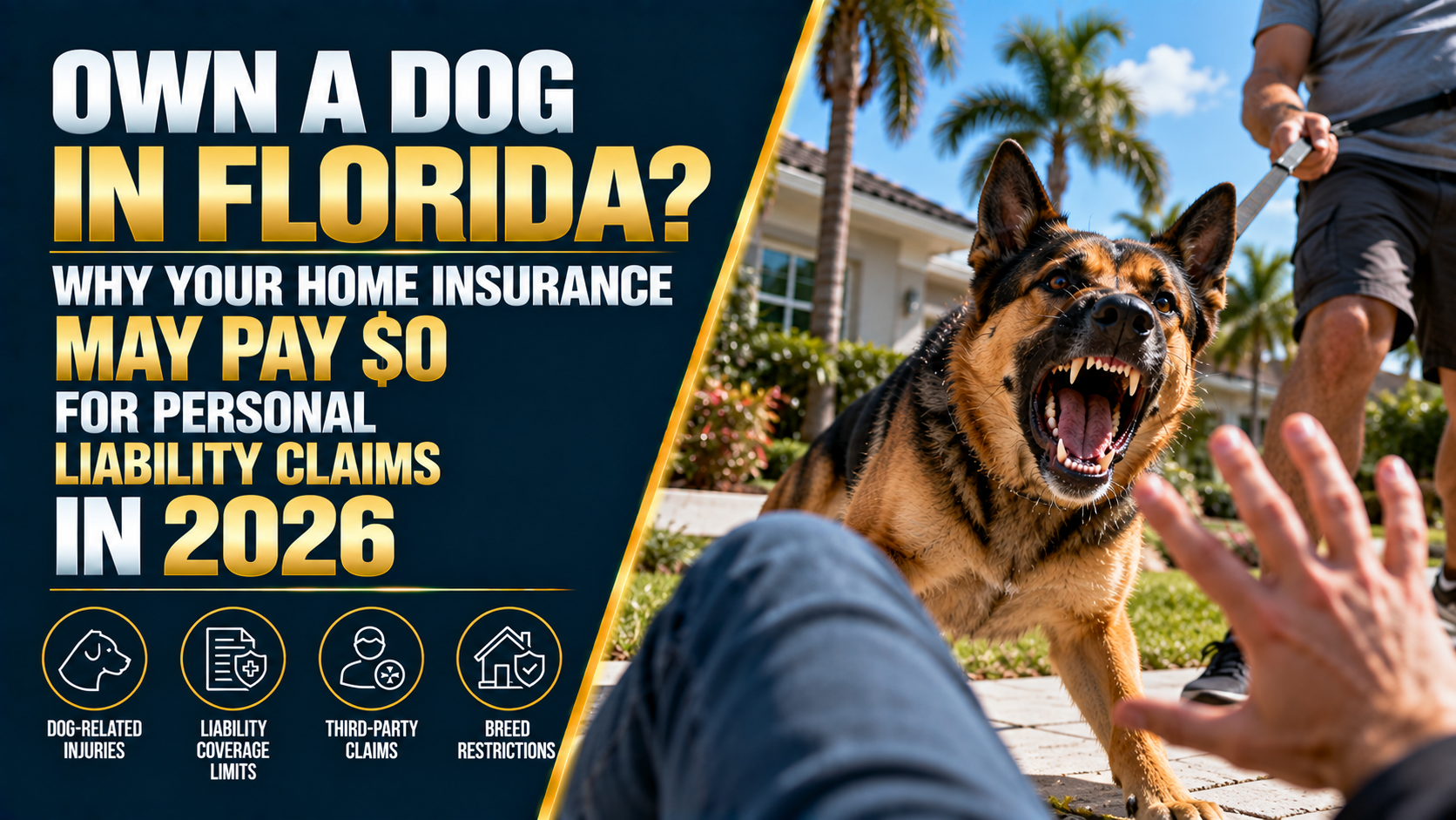 Dog Owner Insurance in Florida (2026): Liability & Breed Exclusions