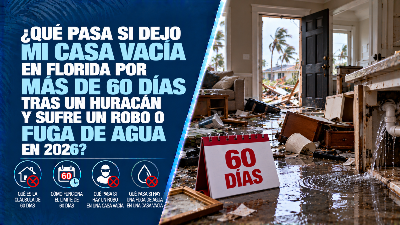 Seguro de Casa en Florida: Cláusula de Desocupación de 60 Días