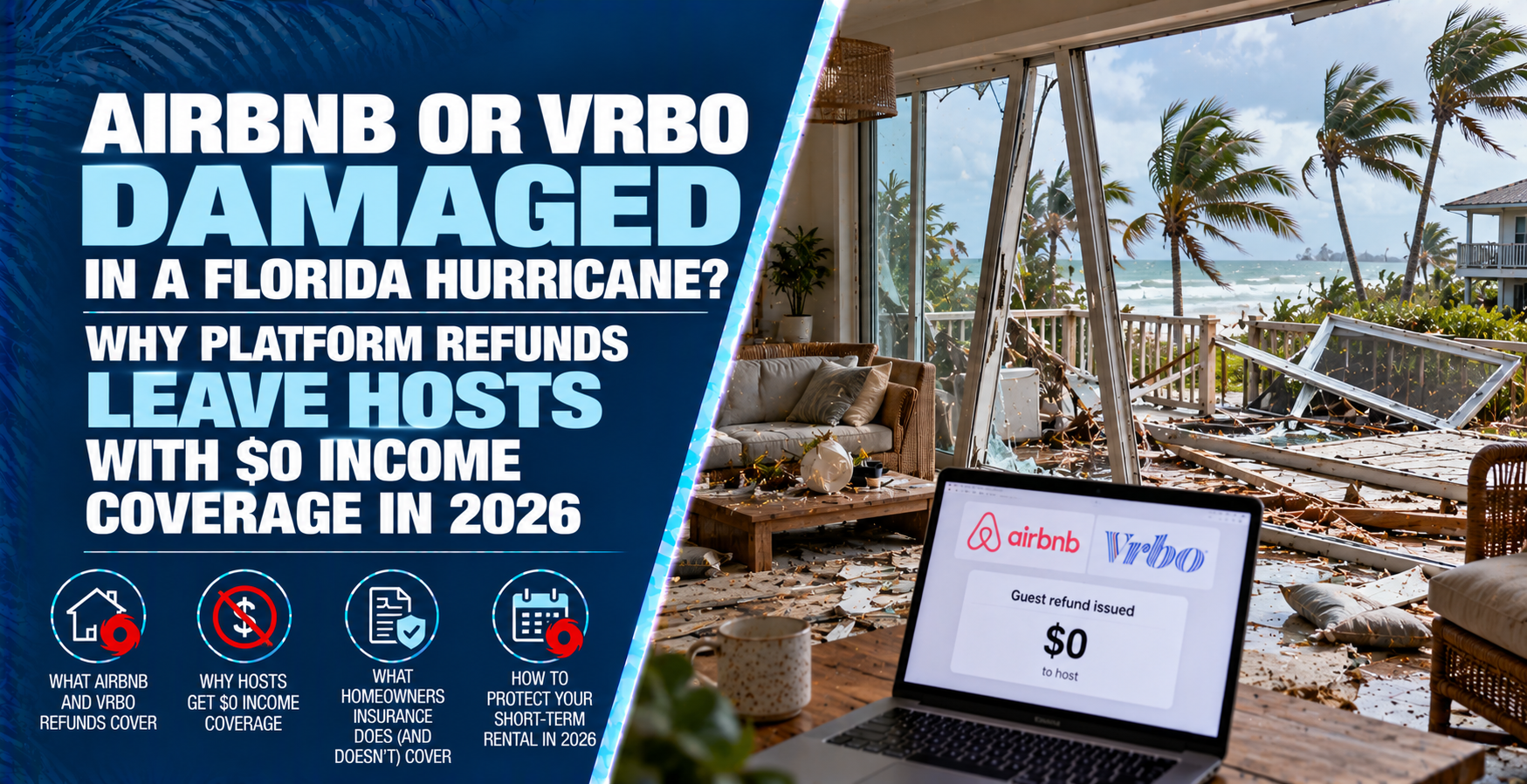 Florida Airbnb & VRBO Hurricane Damage: Lost Host Income 2026