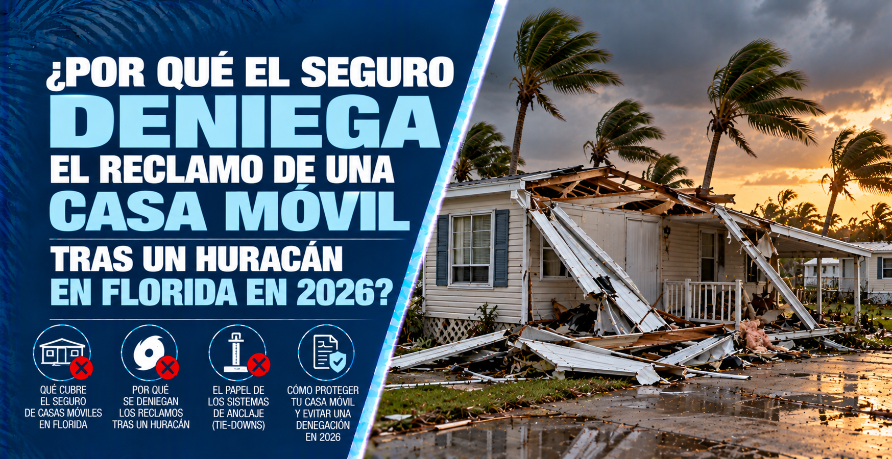 Seguro de Casa Móvil en Florida: Denegación de Reclamos (2026)