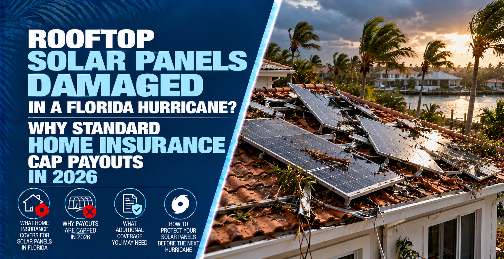 Florida Hurricane Solar Panel Insurance Claims: Limits & Caps 2026